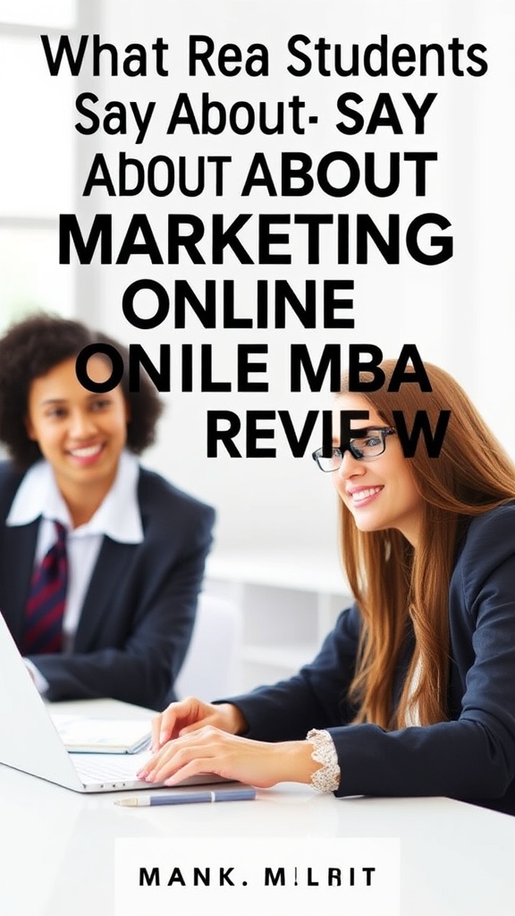 What Real Students Say About Marketing Online MBA Reviews: Insights to Help You Choose the Best Program