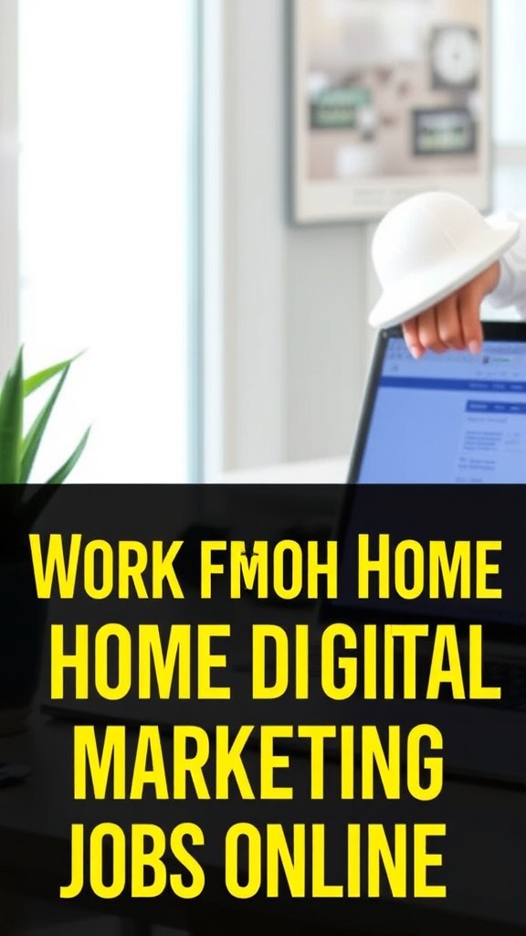Work from Home Digital Marketing Jobs Online: Discover Flexible Careers and Earning Potential Today