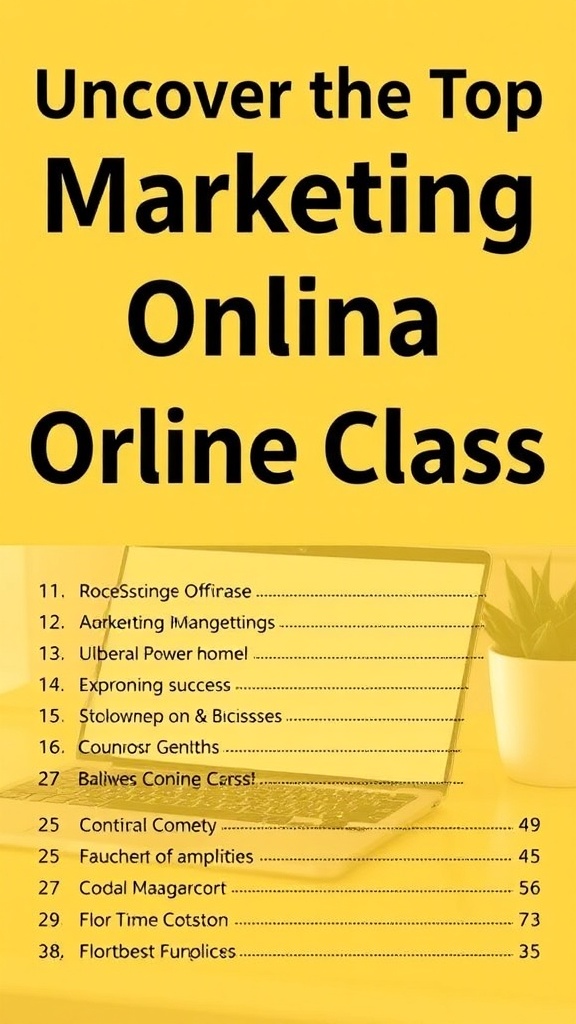 Uncover the Top Marketing Online Class Benefits That Can Elevate Your Career and Boost Your Business Success