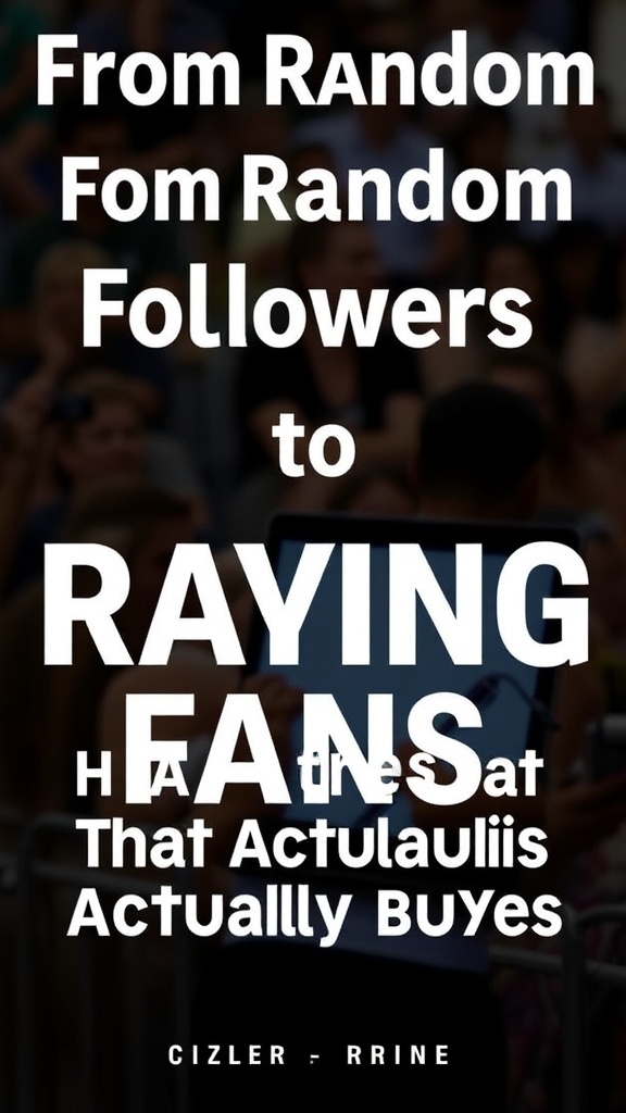 From Random Followers to Raving Fans: How to Build an Email List That Actually Buys
