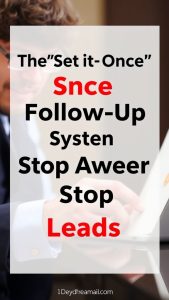 email follow up system