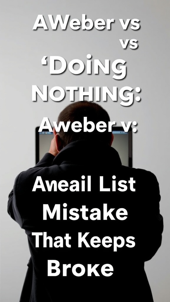 Start an Email List: AWeber vs “Doing Nothing” (The Beginner Mistake That Keeps You Broke)