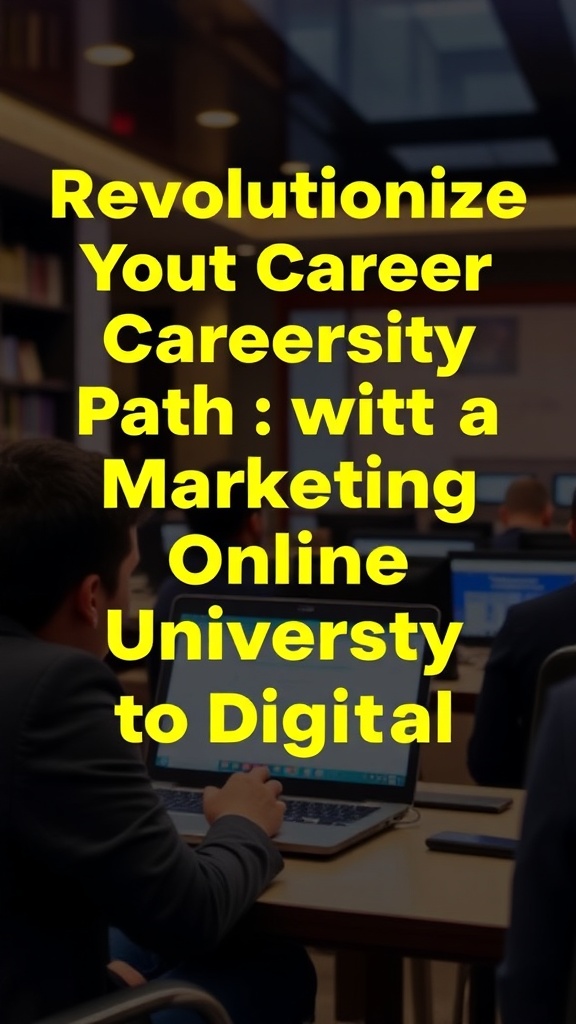 Revolutionize Your Career Path with a Marketing Online University: Your Gateway to Digital Mastery