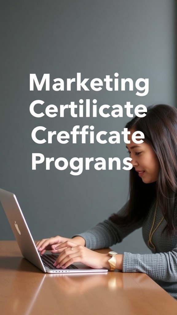 Discover Local Opportunities: Explore Top Marketing Certificate Programs Near Me Online for Career Advancement