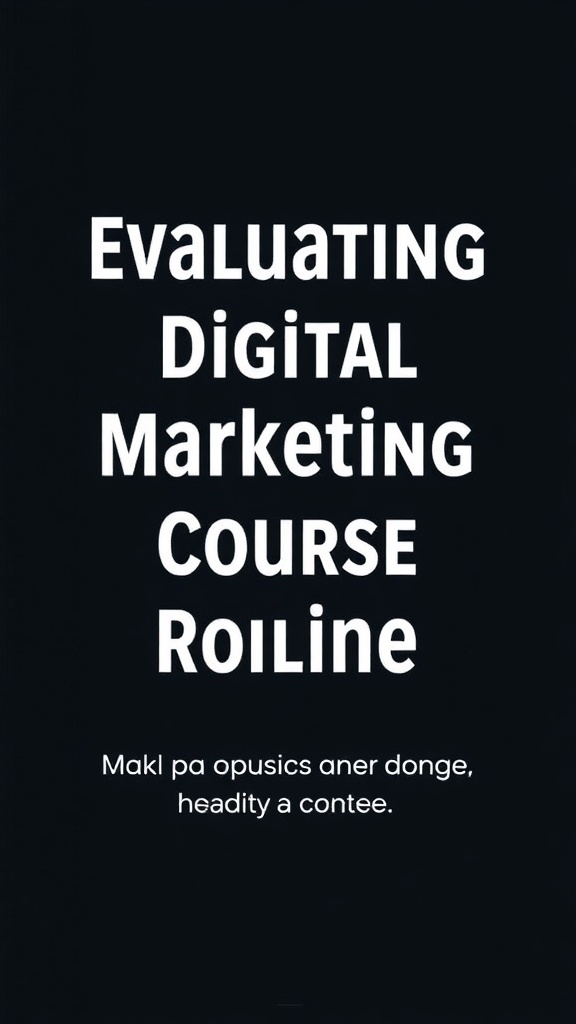 Evaluating the Best Digital Marketing Course Online Reviews: A Comprehensive Guide for New Yorkers Seeking Growth