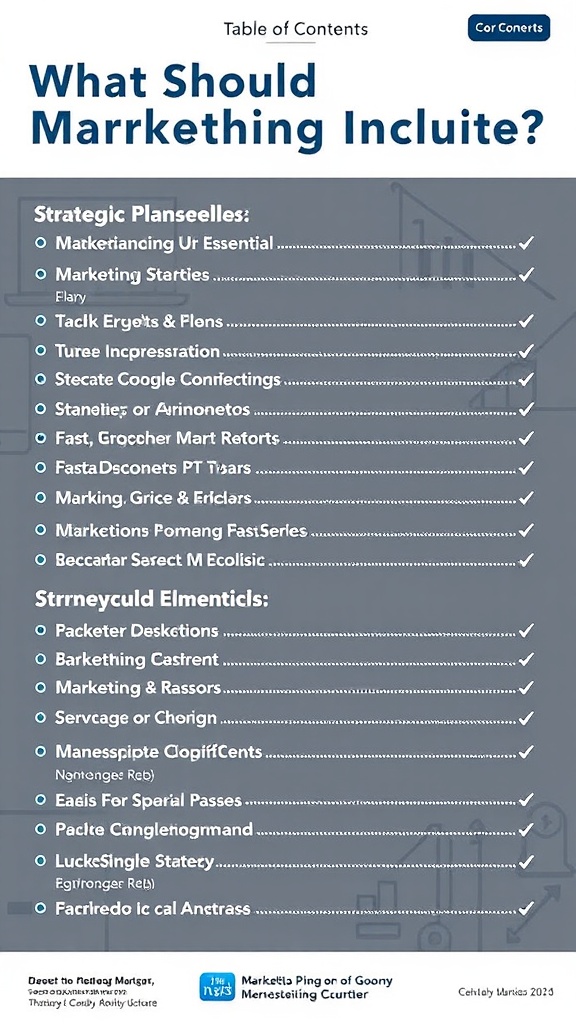 What Should Marketing Plans Include?