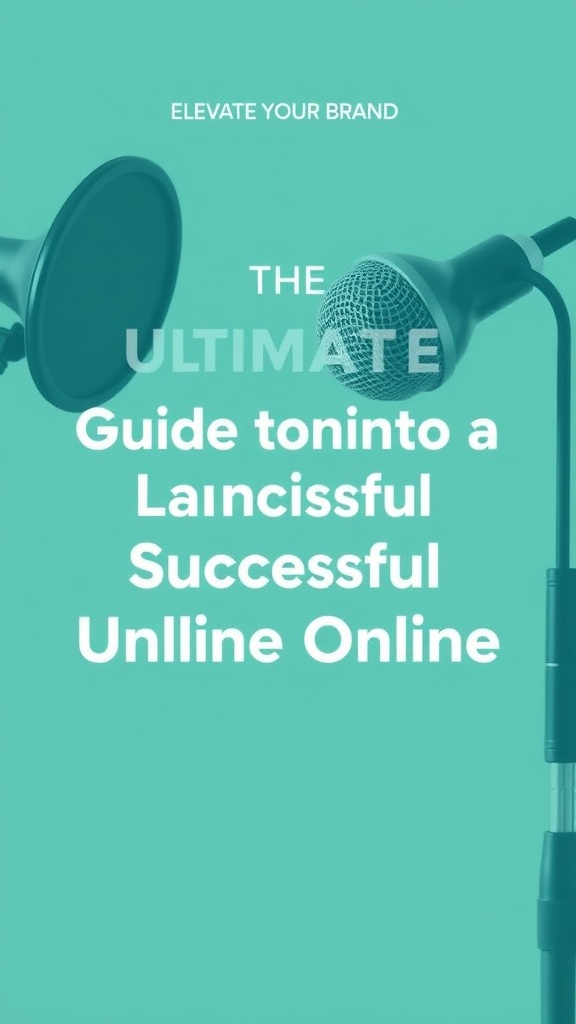 Elevate Your Brand: The Ultimate Guide to Launching a Successful Marketing Online Podcast
