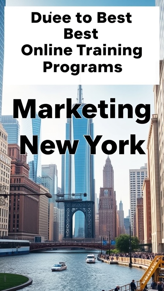 Discover the Best Marketing Online Training Programs to Propel Your Career Forward in New York!