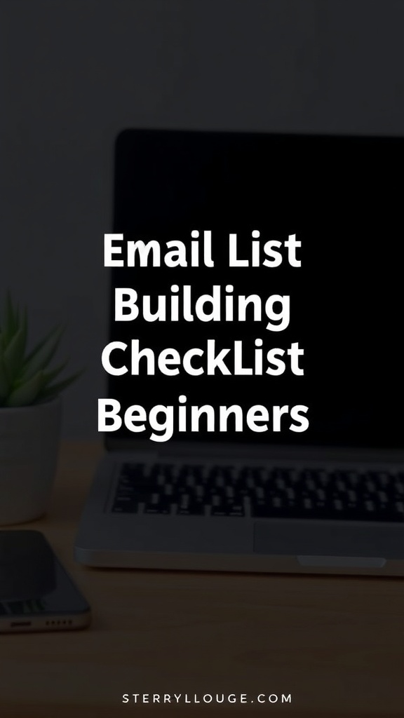 Email List Building Checklist for Beginners (Simple + Fast)