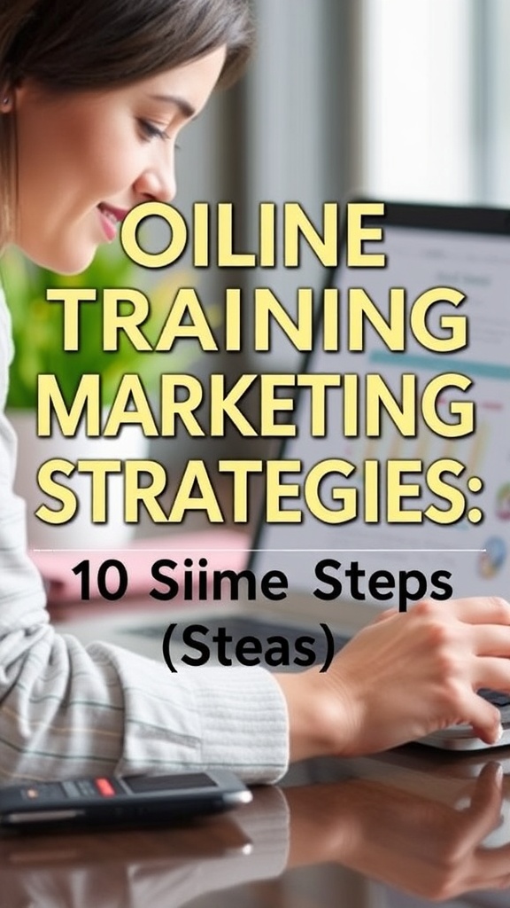 Online Training Marketing Strategies: 10 Simple Steps (Easy)