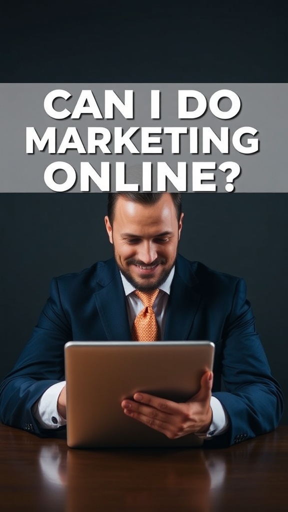 Can I Do Marketing Online?