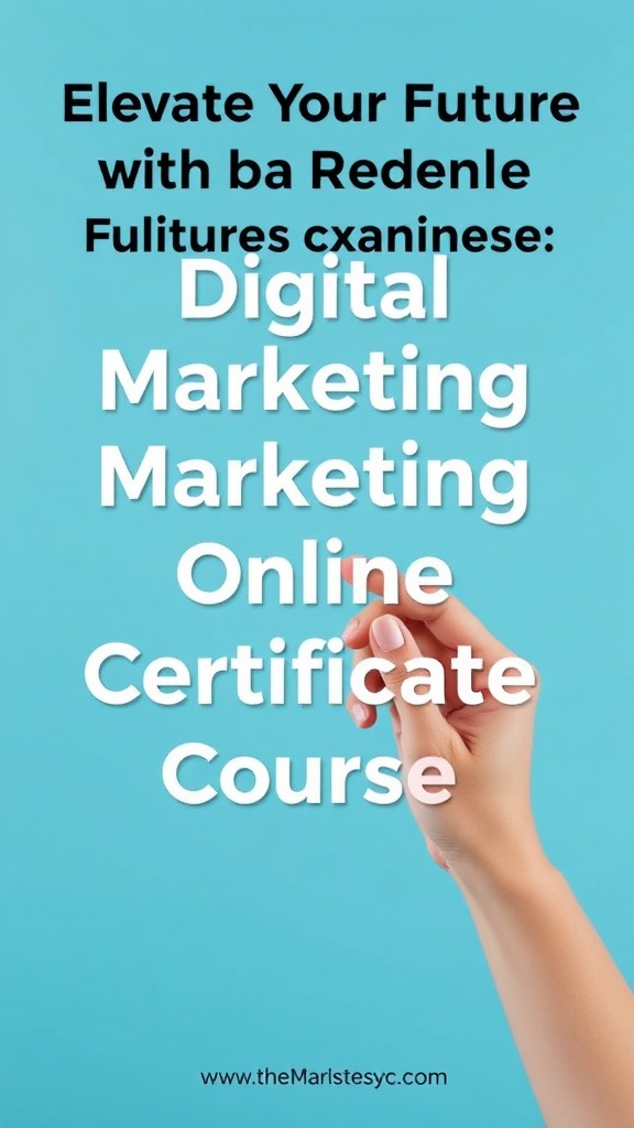 Elevate Your Future with a Digital Marketing Online Certificate Course: Skills for the Modern Marketplace