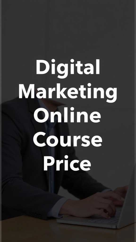 Digital Marketing Online Course Price: Invest in Your Future Today