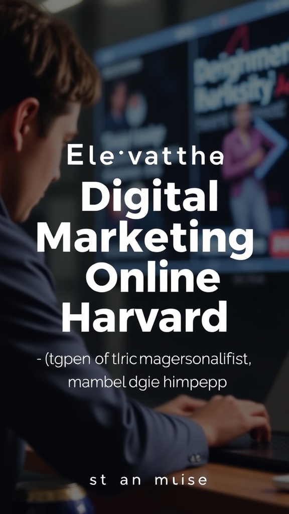 Elevate Your Career with Digital Marketing Online Harvard: Learn from the Best and Transform Your Skills