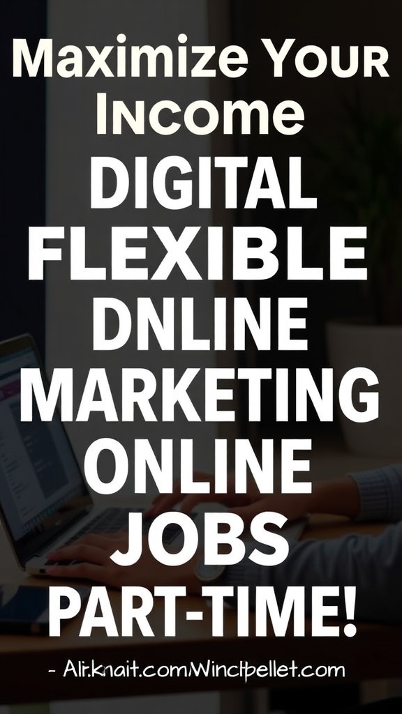 Maximize Your Income with Flexible Digital Marketing Online Jobs Part-Time – A Guide to Earning While Learning!