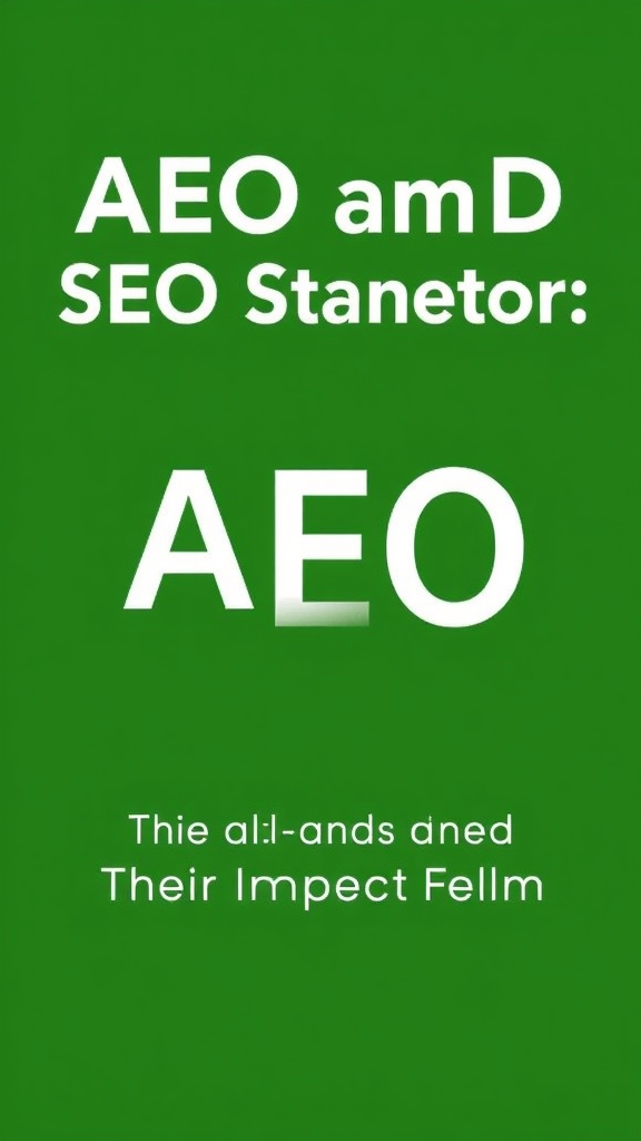 AEO and SEO Stands for: Understanding Their Impact on Growth