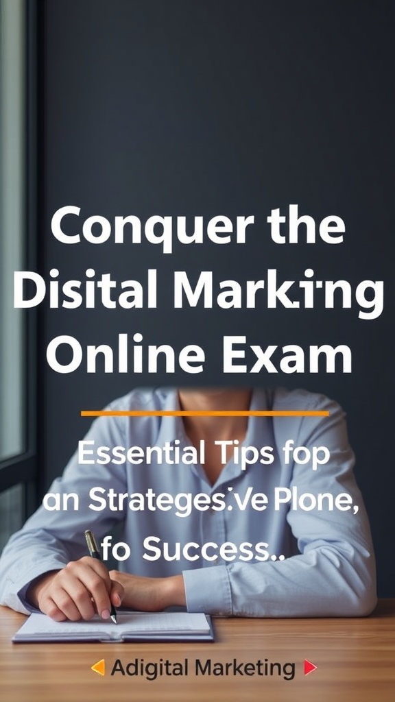 Conquer the Digital Marketing Online Exam: Essential Tips and Strategies for Success