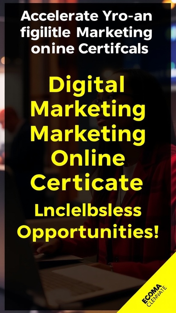 Accelerate Your Career Growth with a Digital Marketing Online Certificate: Unlock Endless Opportunities!