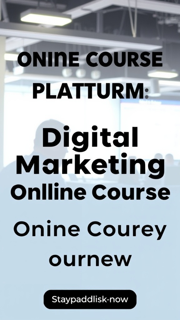 Digital Marketing Online Course Platform: Transform Your Career Journey