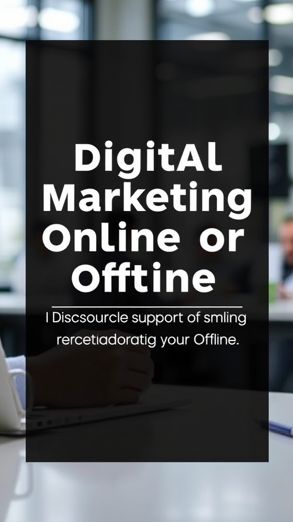 Digital Marketing Online or Offline: Discover Your Best Strategy
