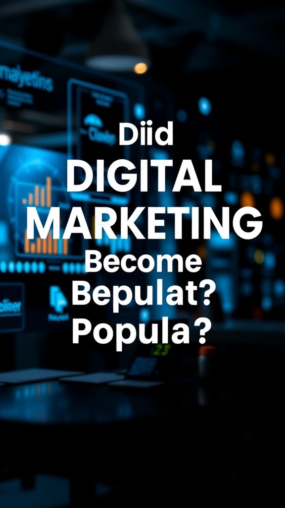 When Did Digital Marketing Become Popular?