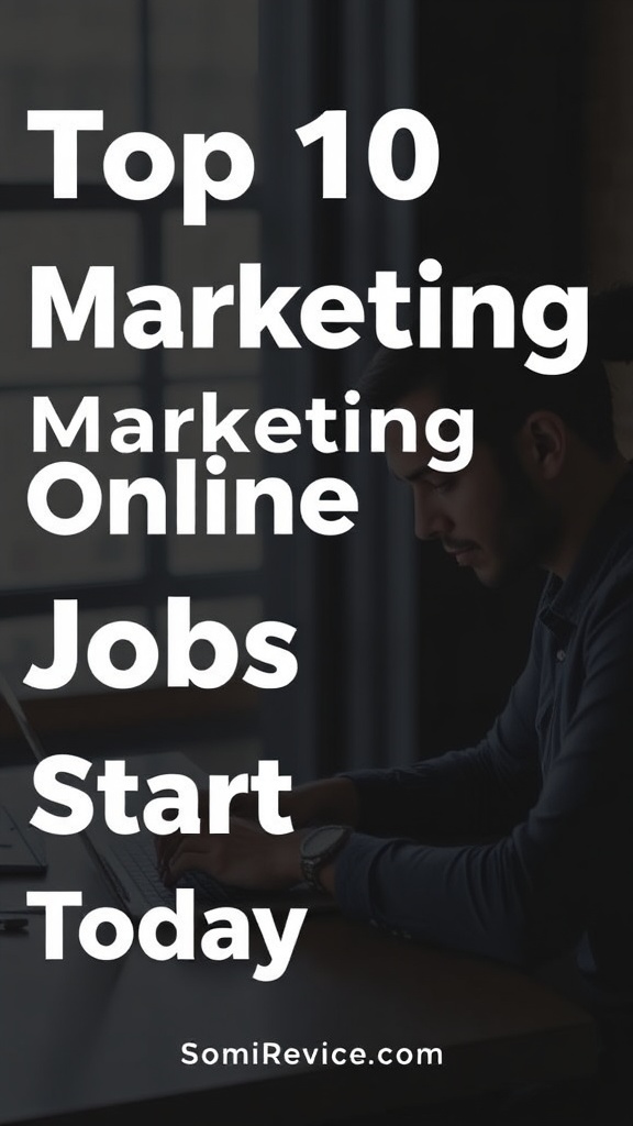Break Into the Future of Work: Top 10 Digital Marketing Online Jobs You Can Start Today!