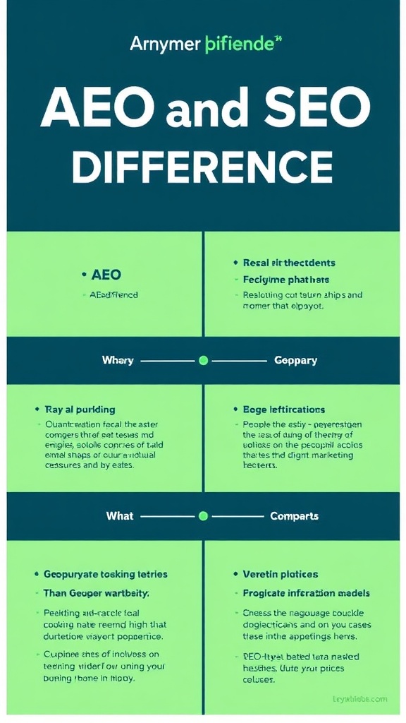 AEO and SEO Difference: Discovering the Key to Search Clarity