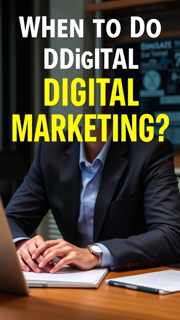 When to Do Digital Marketing?