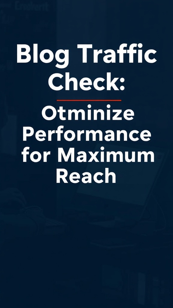 Blog Traffic Check: Optimize Performance for Maximum Reach