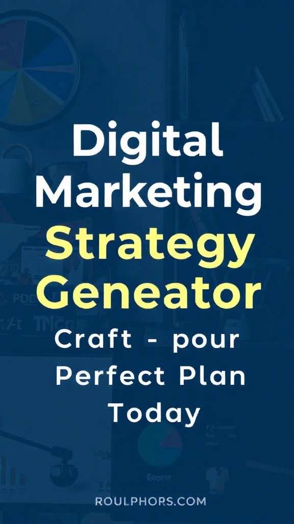 Digital Marketing Strategy Generator: Craft Your Perfect Plan Today