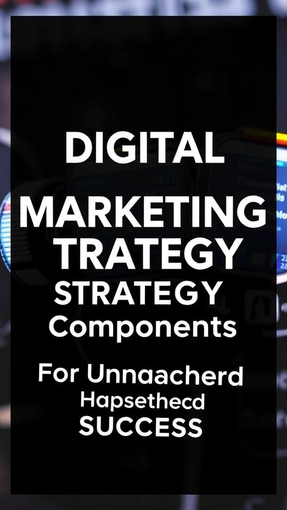 Digital Marketing Strategy and Components For Unmatched Success