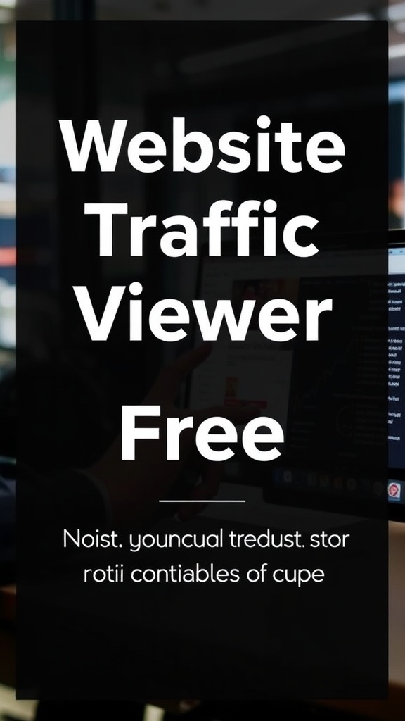 Website Traffic Viewer Free: Unlock Valuable Insights Instantly