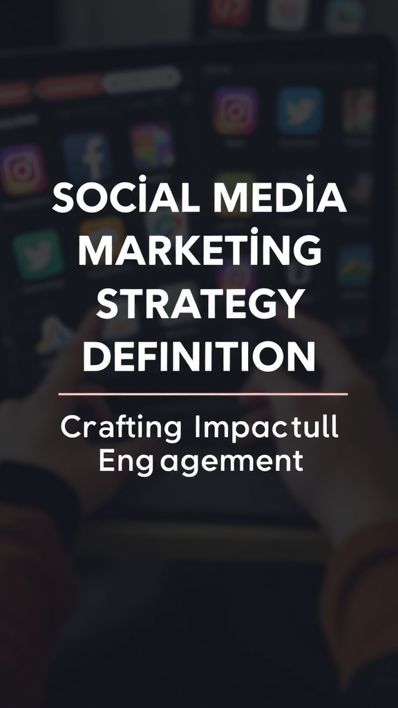 Social Media Marketing Strategy Definition: Crafting Impactful Engagement