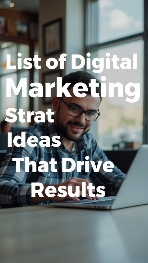 List of Digital Marketing Strategy Ideas That Drive Results