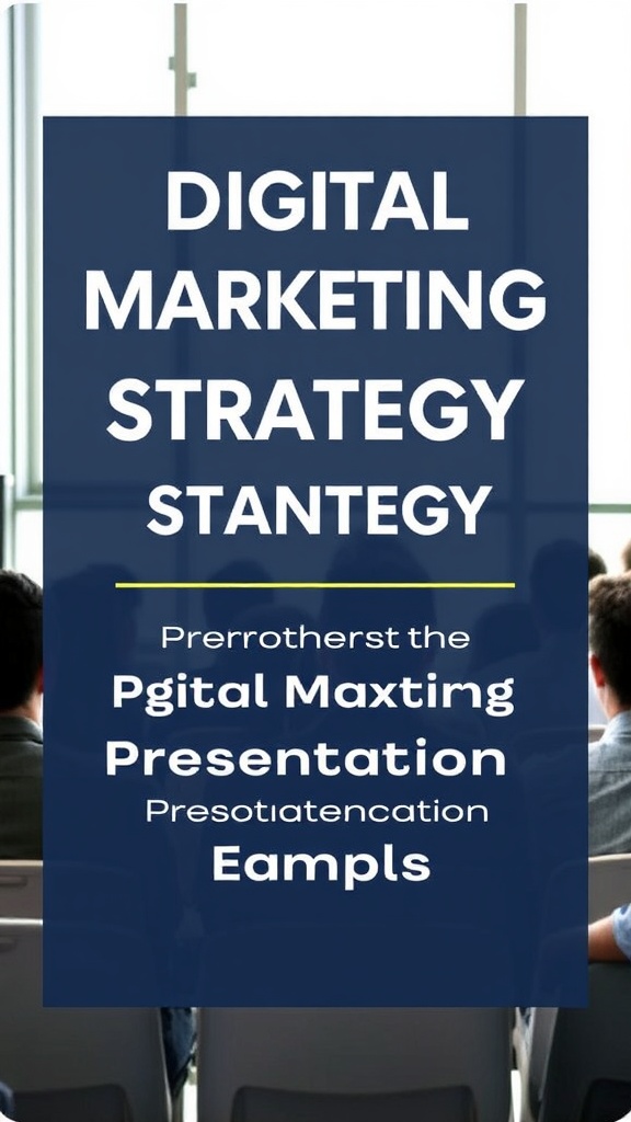 Digital Marketing Strategy Presentation Example: Engage and Inspire