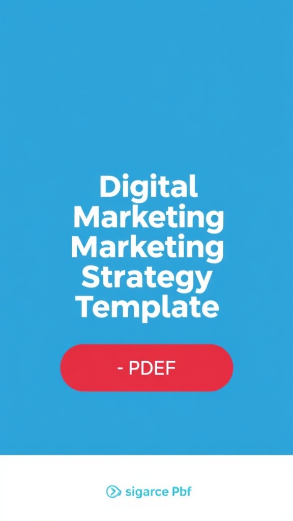 Digital Marketing Strategy Template PDF: Unlock Your Path to Success