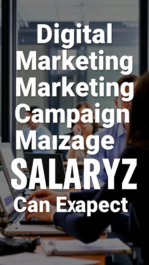 Digital Marketing Campaign Manager Salary: What You Can Expect