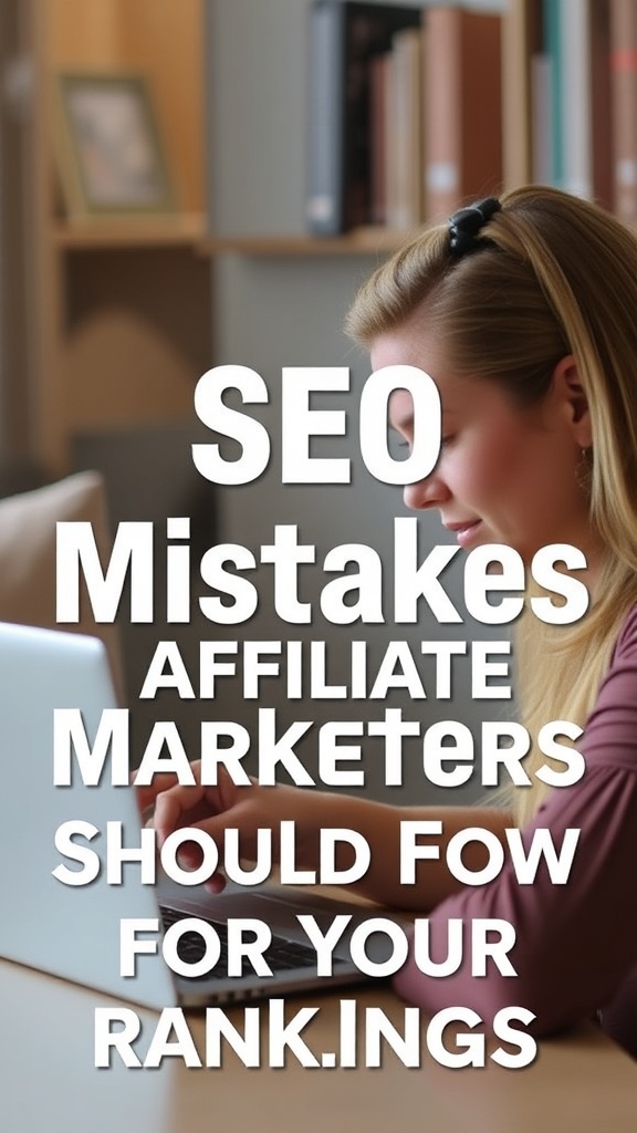 SEO Mistakes Affiliate Marketers Should Avoid For Better Rankings