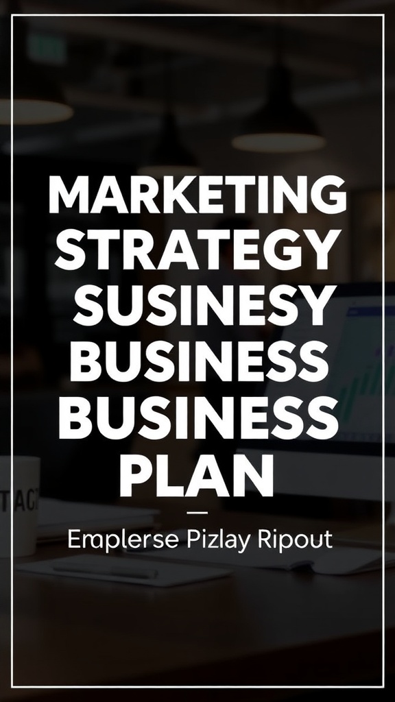 Marketing Strategy Business Plan: Elevate Your Brand Game