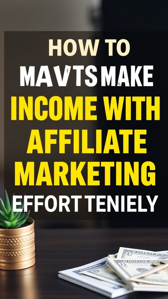 How To Make Passive Income With Affiliate Marketing Effortlessly