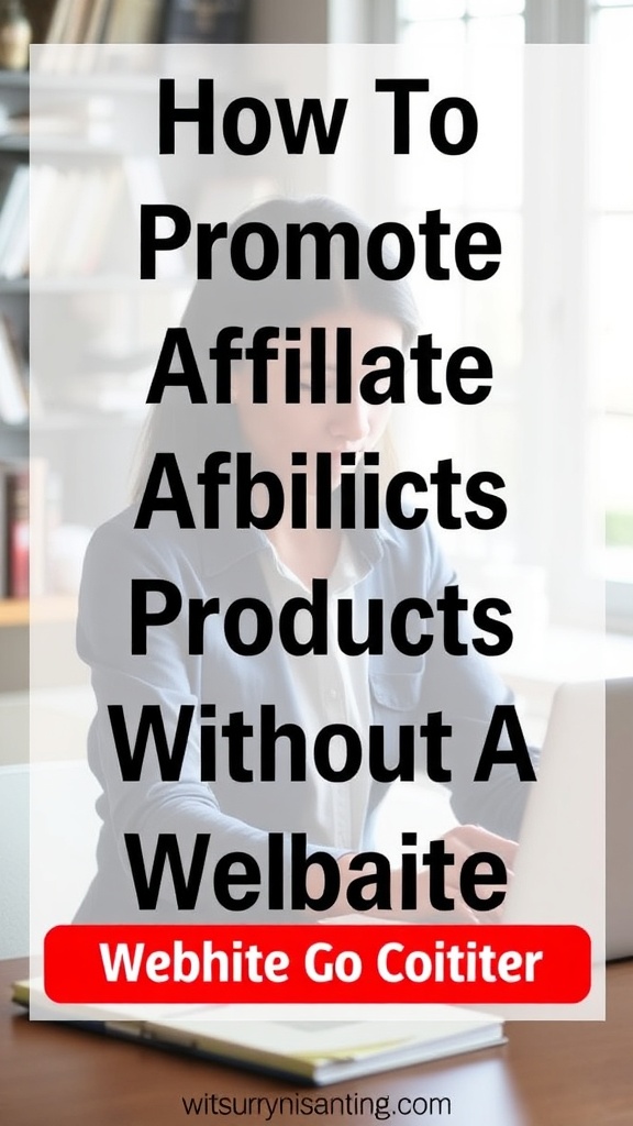 How To Promote Affiliate Products Without A Website: Unlock Hidden Channels