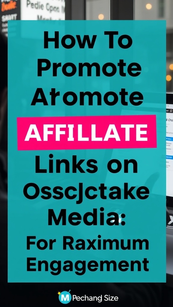 How To Promote Affiliate Links On Social Media For Maximum Engagement