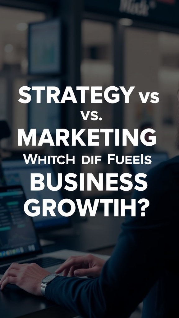 Digital Strategy vs Marketing: Which One Fuels Business Growth?
