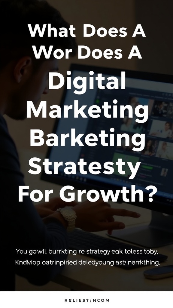 What Does A Digital Marketing Strategy Look Like For Growth?