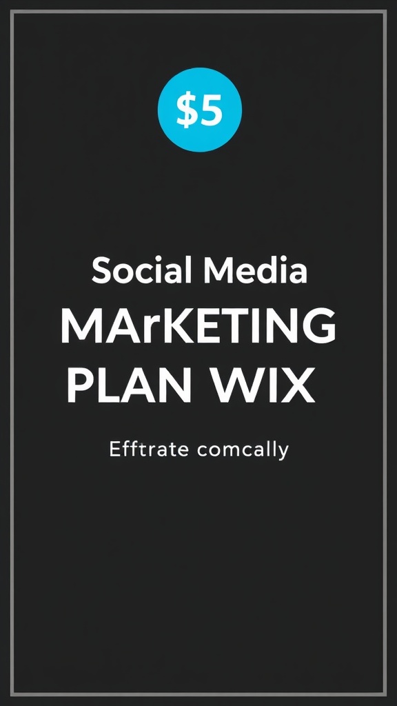 Social Media Marketing Plan Wix: Elevate Engagement Effortlessly