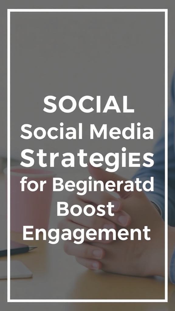 Best Social Media Strategies for Beginners to Boost Engagement
