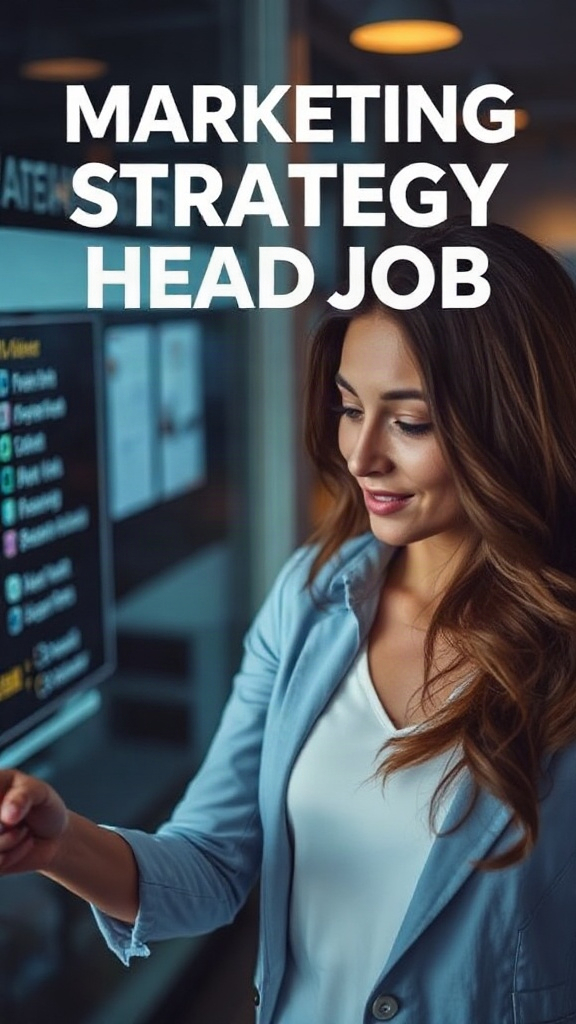 Marketing Strategy Head Job: Elevate Your Career Potential Now
