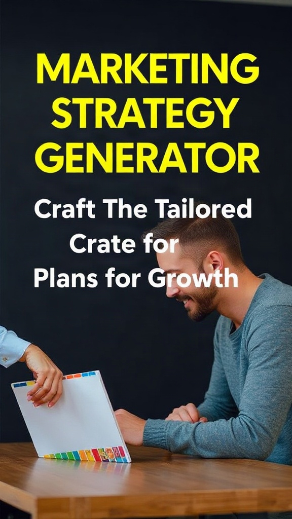 Marketing Strategy Generator: Craft Tailored Plans for Growth