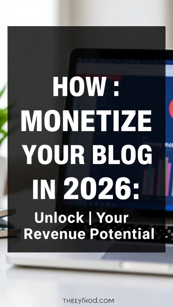 How To Monetize Your Blog In 2026: Unlock Your Revenue Potential
