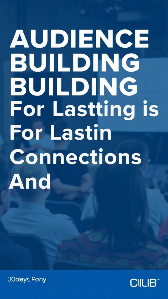 Audience Building For Lasting Connections And Growth